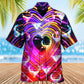 Neon Romantic Cocktail Party Sweet Light Hawaiian Shirt Pattern View For Lightweight Everyday Style