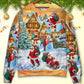 Christmas Santa In Town Xmas Is Coming Sweater For Family Gatherings Winter Travel And Everyday Seasonal Comfort