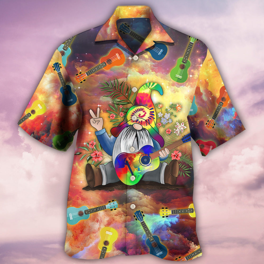 Bohemian Ukulele Hawaiian Shirt For Warm Weather Adventures And Everyday Comfort
