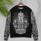 Viking Warrior Thunder Power Sweater For Mythic Art Fans Travel Adventures And Distinctive Gifting