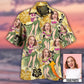Funny Face Custom Photo Hawaiian Shirt For Resort Getaways And Comfortable Summer Activities