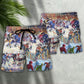 Ice Hockey Night Colorful Art Beach Shorts For Poolside Relaxation And Everyday Comfort