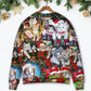 Cat Christmas Tree Merry Xmas Sweater For Seasonal Parties Cozy Gatherings And Thoughtful Holiday Gifts