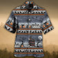 Halloween Spooky Border Hawaiian Shirt Graphic Artwork Detail For Tropical Vacations