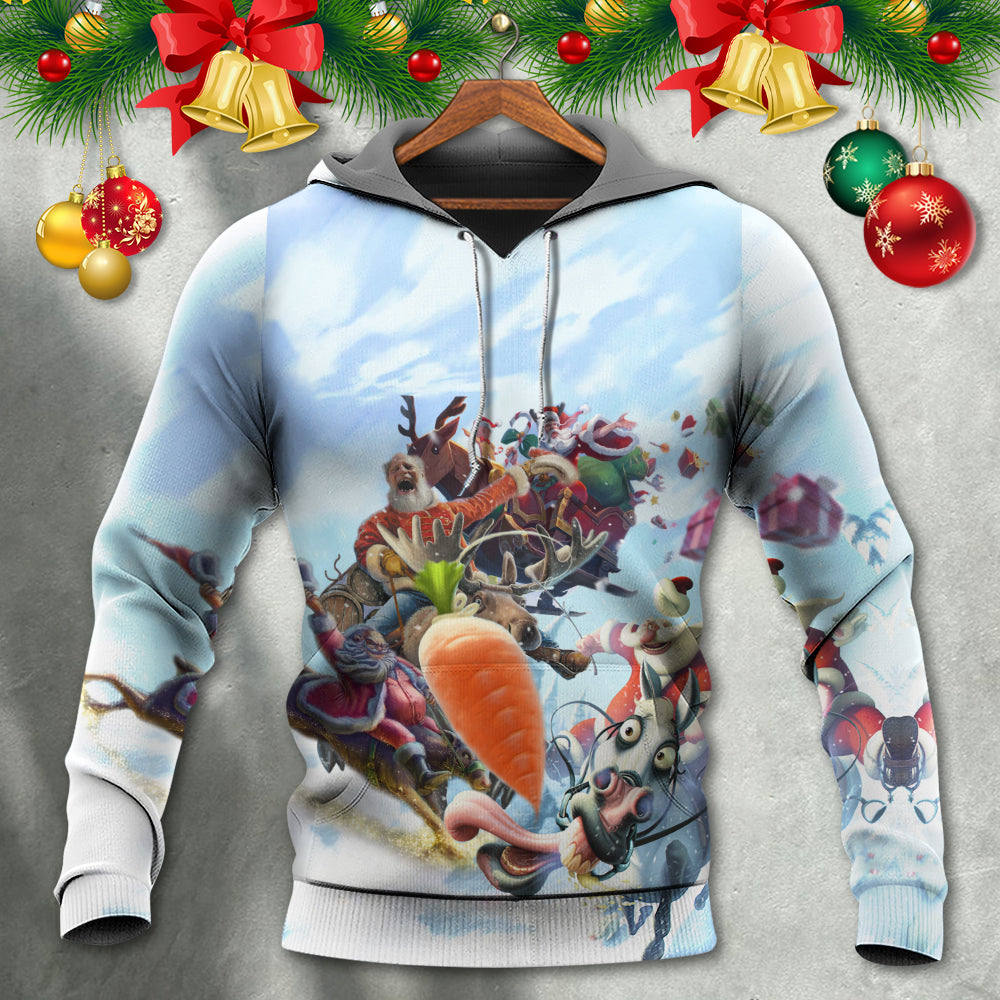 Happy Funny Christmas Santa Hoodie For Holiday Gatherings Winter Travel And Seasonal Gifting