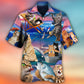 Fishing Cat Beach Hawaiian Shirt Design View For Beach Days