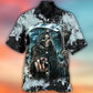 Dark Skull Death Scythe Hawaiian Shirt For Beach Parties And Weekend Getaways