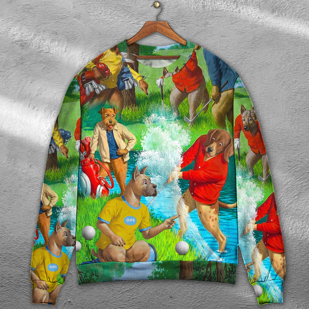 Golf Dog Sweater For Outdoor Activities Weekend Trips And Relaxed Everyday Outfits