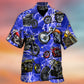Blue Motorcycle Lightning Hawaiian Shirt For Poolside Relaxation And Sunny Getaways