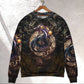 Golden Japanese Dragon Sweater For Animal Inspired Style Events And Comfortable Daily Wear
