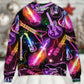 Guitar Neon Christmas Sweater For Holiday Parties Family Gatherings And Seasonal Gift Giving
