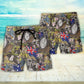 Sloth Cycling Beach Shorts Pattern Detail For Summer Travel And Versatile Outdoor Wear