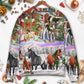 Christmas Farm Merry Xmas To Everyone Sweater For Festive Family Events Casual Wear And Holiday Gift Giving