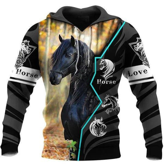 Horse Hoodie For Country Lifestyle Outdoor Trips And Relaxed Everyday Wear
