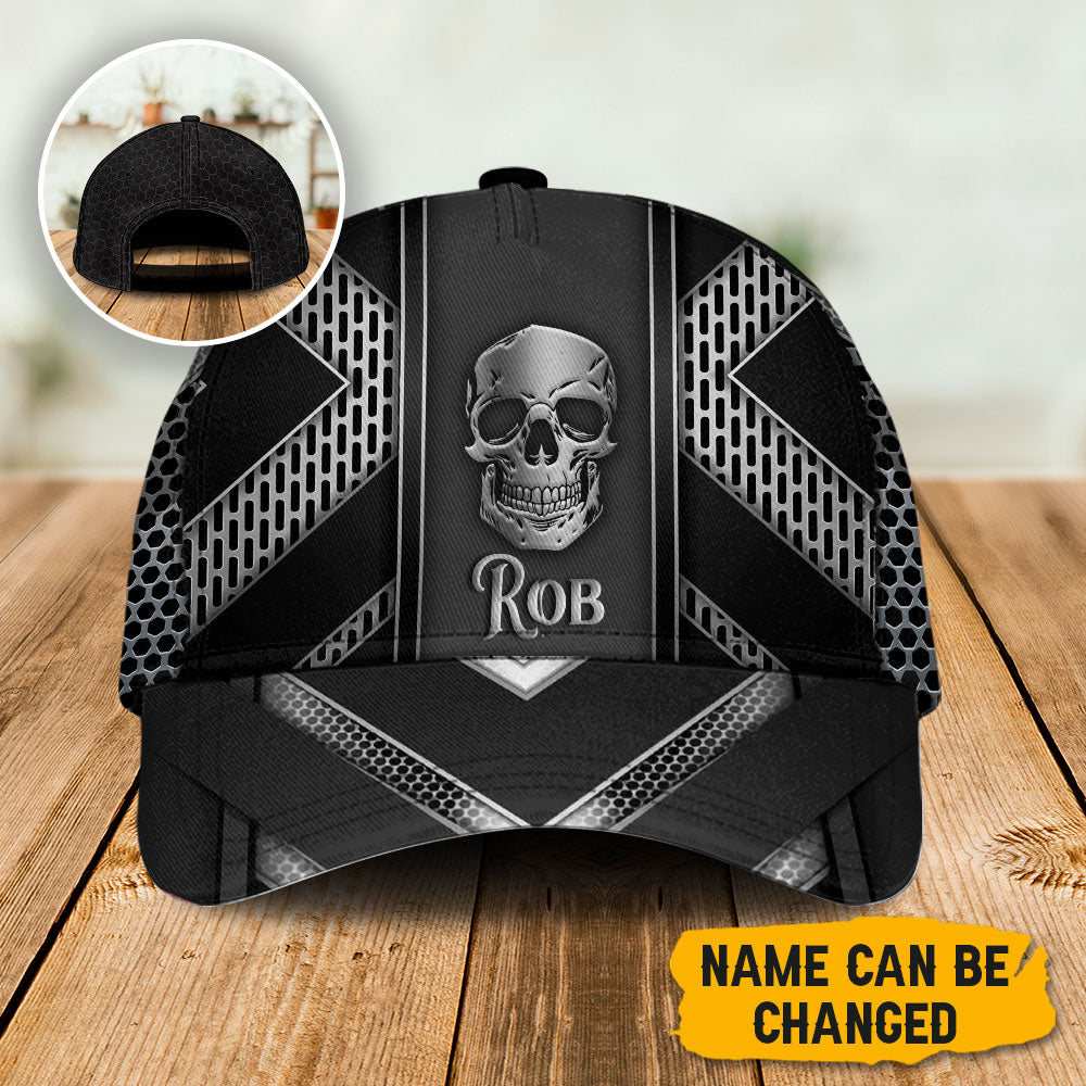 Black White Skull Personalized Classic Cap For Daily Comfort Outdoor Fun And Weekend Vacations