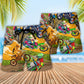 Motorcycle Life Is Risk Cool Rider Beach Shorts For Racing Fans And Beach Days