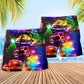 Christmas Car Holiday Beach Shorts Pattern Detail For Weekend Travel And Easygoing Coastal Style