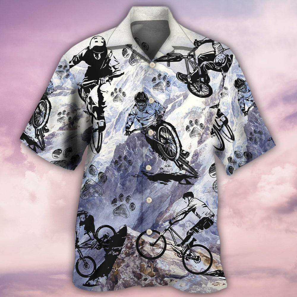 Bicycle Dogs Hawaiian Shirt For Coastal Adventures And Warm Weather Wear