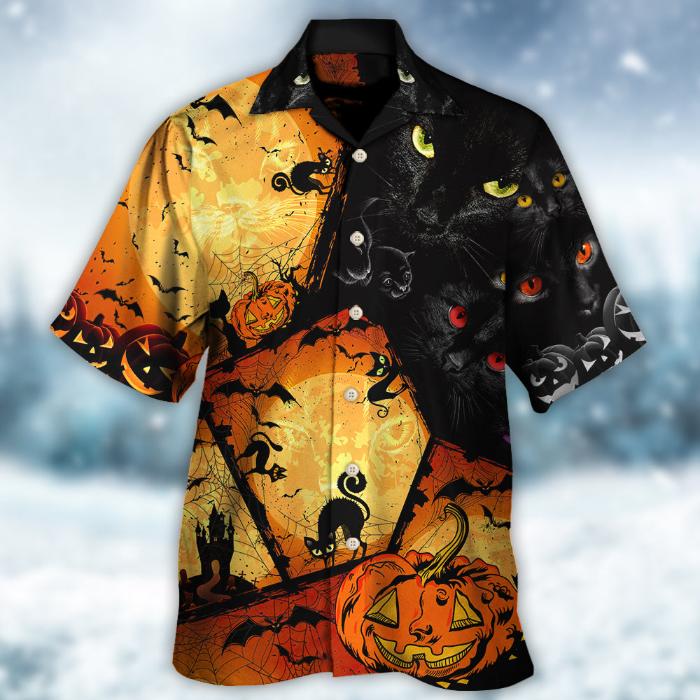 Halloween Black Cat Limited Edition – Hawaiian Shirt