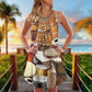 Drum Not A Hobby Lifestyle V-Neck Sleeveless Cami Dress For Festivals Travel And Relaxed Casual Summer Wear