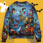 Halloween Pirate Dinosaur Fantasy Sweater For Halloween Events Weekend Outings And Creative Gift Giving
