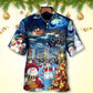 Snowman Christmas Family Light Hawaiian Shirt Pattern Detail For Summer Holidays And Outdoor Fun