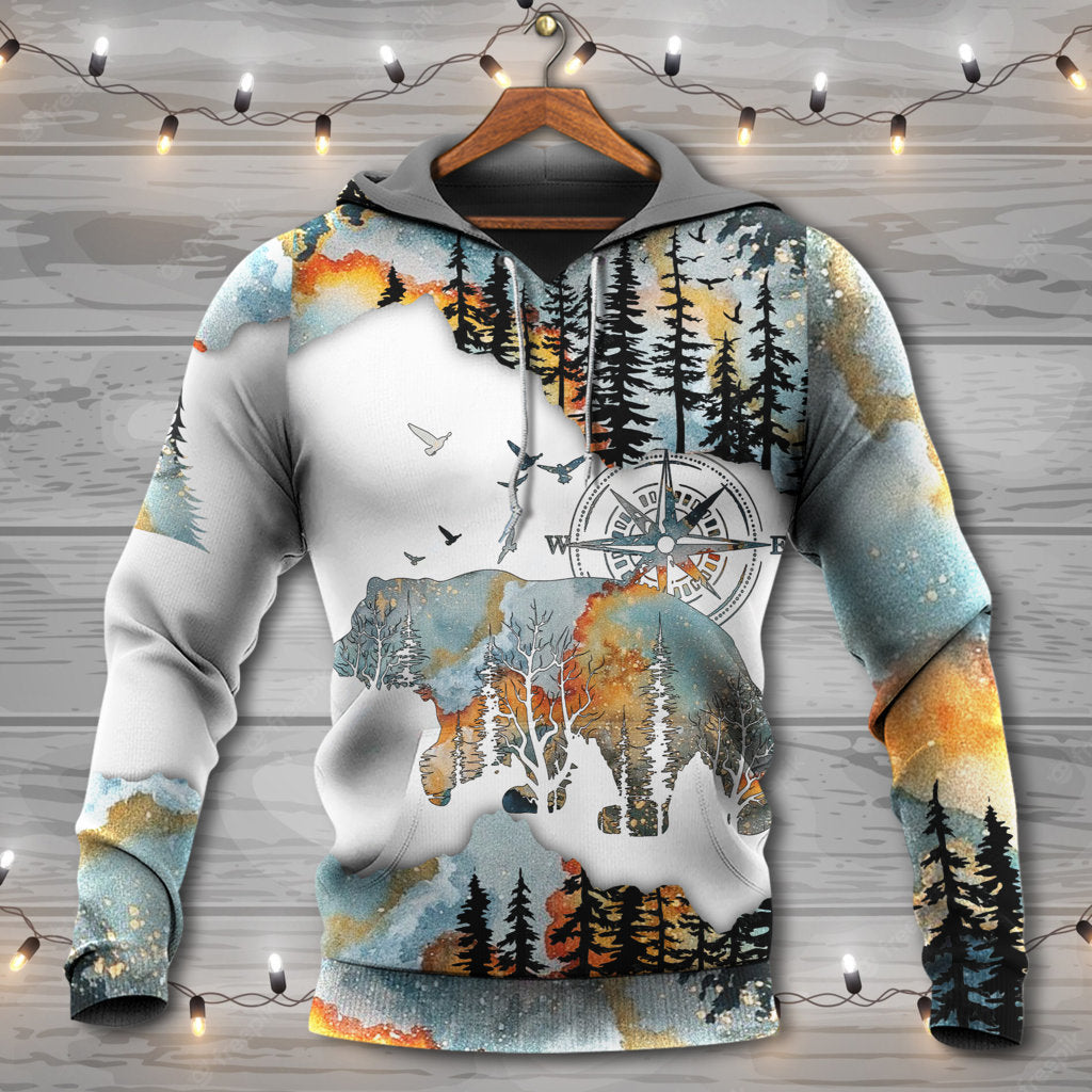 Camping Forest Escape Mind Free Hoodie For Hobby Inspired Style Outdoor Adventures And Comfort