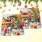 Christmas Kids And Animals Town Art Beach Shorts For Warm Weather Celebrations