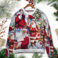 Christmas Santa Holiday Arrival Sweater For Festive Parties Family Photos And Comfortable Seasonal Wear