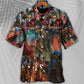 Colorful Horse Racing Hawaiian Shirt For Warm Weather Adventures And Everyday Comfort