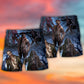 Zombie Blood Dark Halloween Beach Shorts Pattern Detail For Beachside Relaxation And Easy Warm Weather Wear