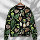 Dinosaur Abstract Pieces Black Sweater For Animal Lovers Casual Wear Holidays And Thoughtful Gifting