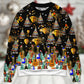 Christmas Yes I Speak Guitar Sweater For Festive Family Events Casual Wear And Holiday Gift Giving
