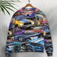 Classic Car Show Lifestyle Sweater For Garage Gatherings Road Adventures And Creative Gifts