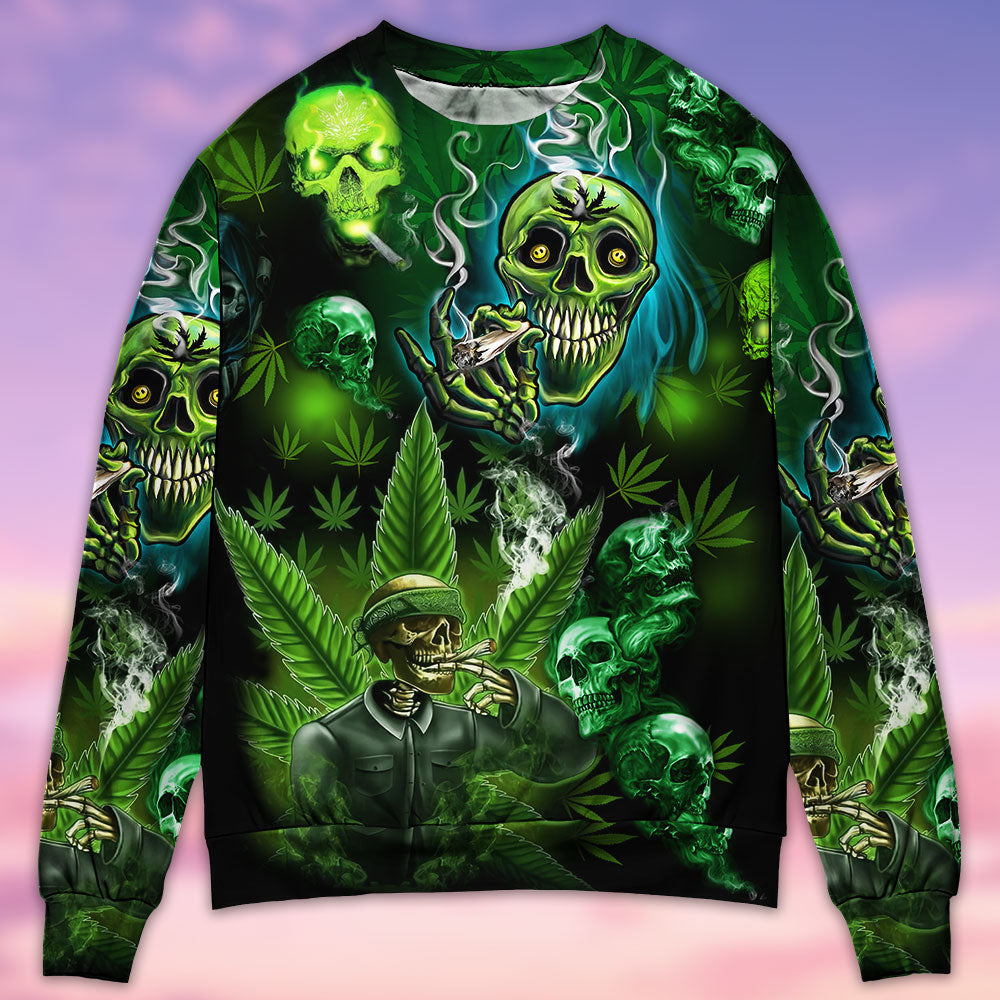 Skull Bold Energy Sweater For Casual Wear Parties And Thoughtful Gifting