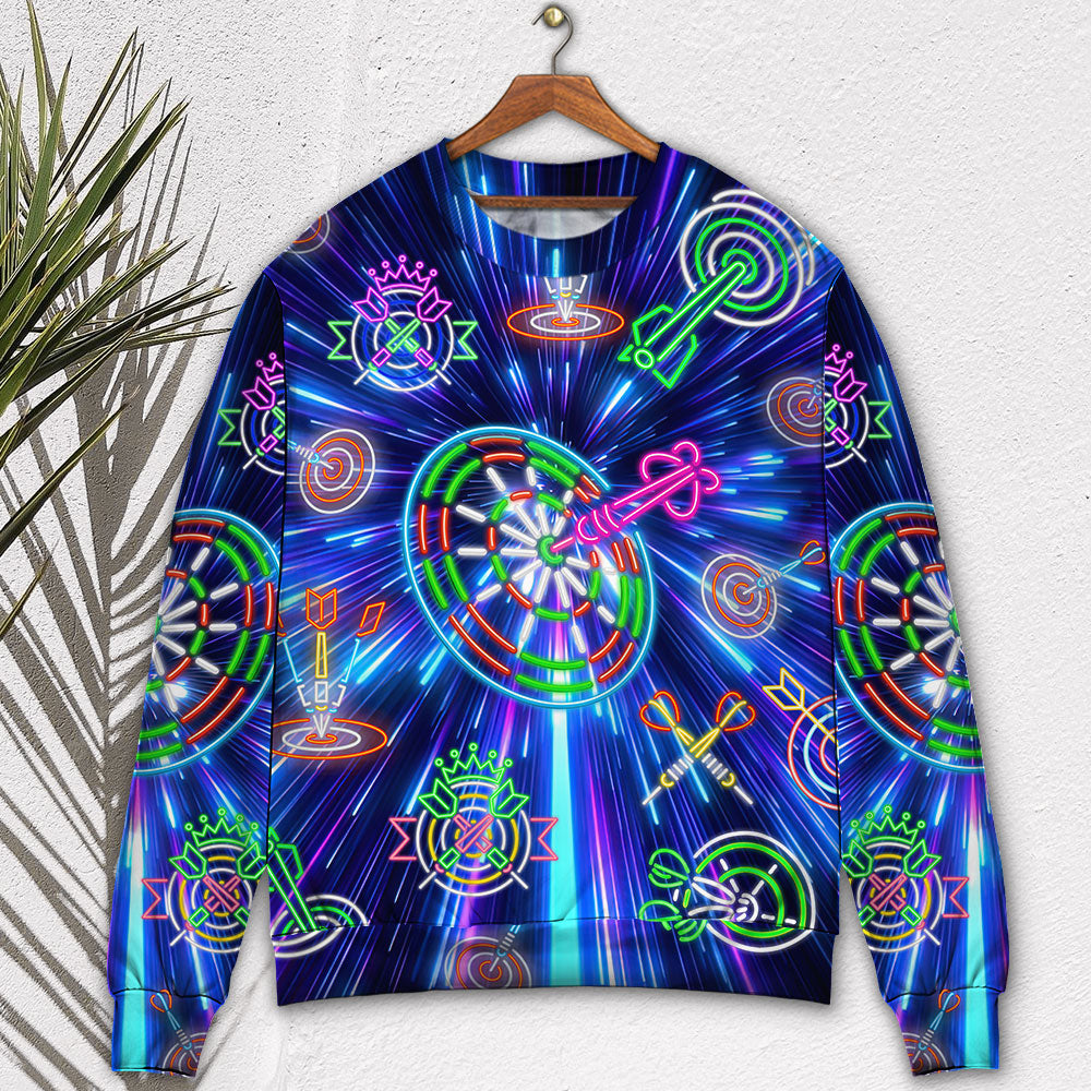 Neon Dart Light Awesome Sweater For Casual Wear Travel Holidays And Comfortable Everyday Styling