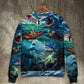 Fishing Shark Crazy Sweater For Weekend Trips And Relaxed Everyday Wear