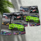 Car Racing Beach Shorts Pattern Detail For Casual Outings And Everyday Comfort
