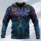 Colorful Dark Owl Witch Hoodie For Halloween Parties Autumn Outings And Spooky Everyday Style