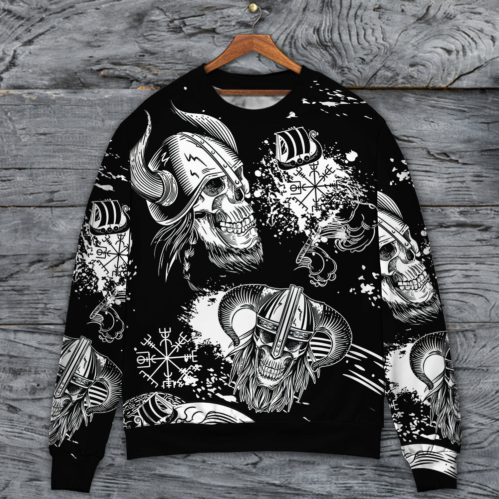 Black Viking Victory Sweater For Inspired Outfits Holidays And Relaxed Everyday Comfort