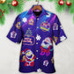 Neon Christmas Santa Light Party Hawaiian Shirt For Warm Weather Adventures And Everyday Comfort