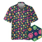 Fantasy Colorful Role Dice Hawaiian Shirt Artwork View For Island Holidays
