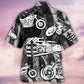 Motorcycle Simple Man Hawaiian Shirt Design Detail For Sunny Adventures And Casual Wear