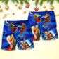 Christmas Light Beach Shorts Pattern Detail For Seaside Leisure And Everyday Comfort