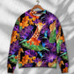 Giraffe Tropical Leaf Colorful Sweater For Nature Inspired Fashion Events And Relaxed Everyday Comfort