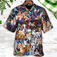 Dog Cat Yarn Together Hawaiian Shirt Resort Outfit View For Island Holidays