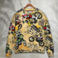 Motocross Biker Vintage Sweater For Automotive Fans Travel Events And Relaxed Casual Wear