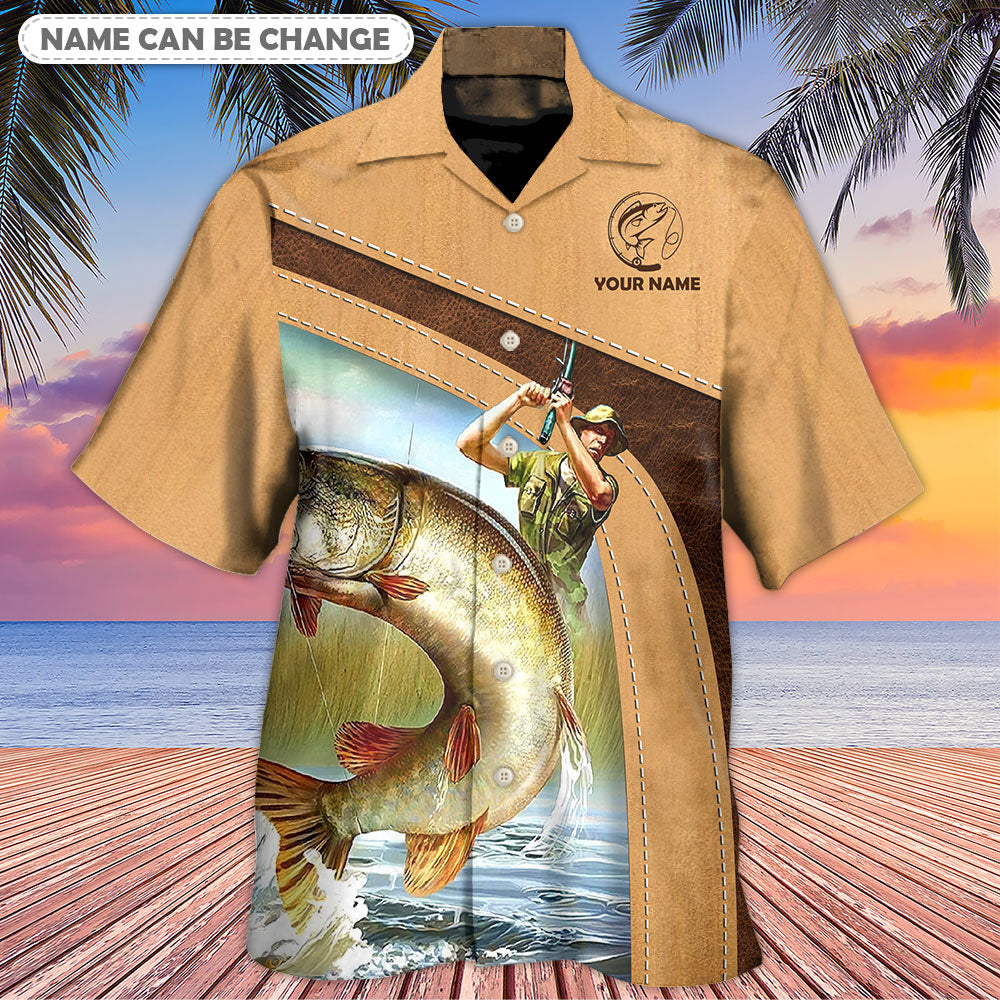 Fishing Old Fisherman Catch Personalized Hawaiian Shirt Artwork Detail For Resort Trips And Outdoor Activities