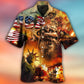 Veteran American Independence Day USA Hawaiian Shirt For Beach Parties And Weekend Getaways