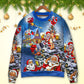 Christmas Funny Santa Holiday Cheer Sweater For Seasonal Parties Cozy Gatherings And Thoughtful Holiday Gifts